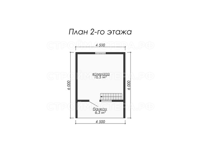 Дом из бруса проект «ДБ-8»