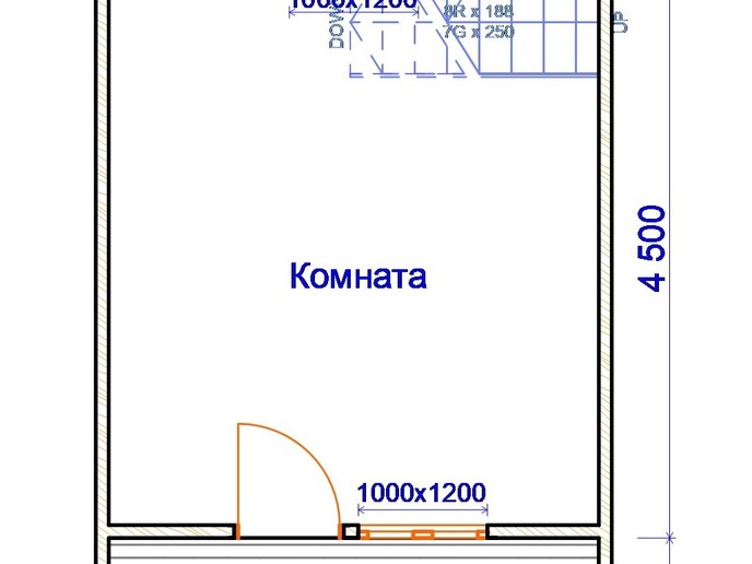 Каркасный дом проект «КД-8»