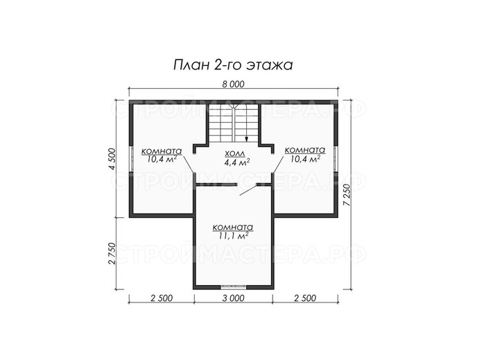 Дом из бруса проект «ДБ-11»