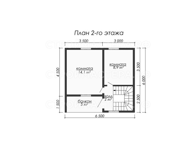 Каркасный дом проект «КД-12»