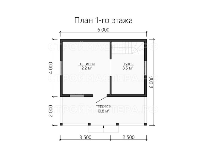 Дом из бруса проект «ДБ-21»