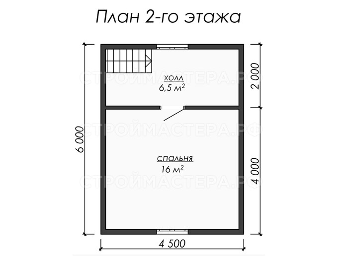 Дом из бруса проект «ДБ-32»