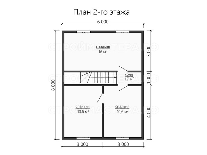 Каркасный дом проект «КД-49»